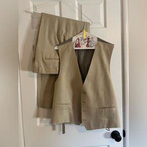 Calvin Klein Linen suit pants and vest